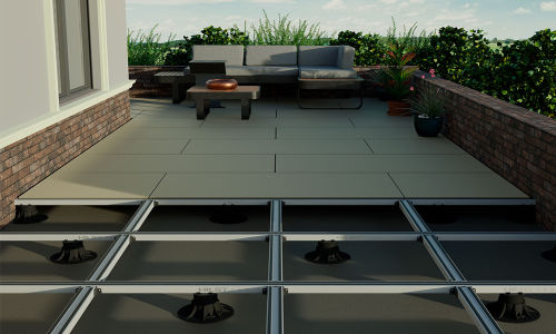 Терраса на эксплуатируемой кровле
