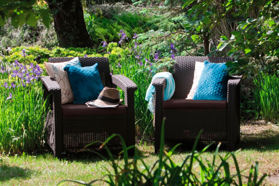 Комплект уличной мебели Keter Corfu Russia duo