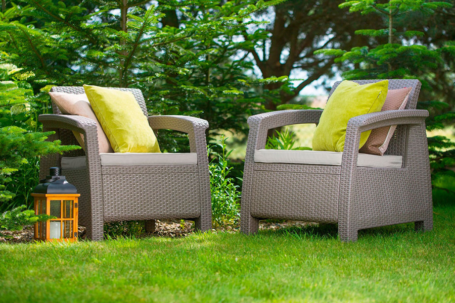 Комплект уличной мебели Keter Corfu Russia duo