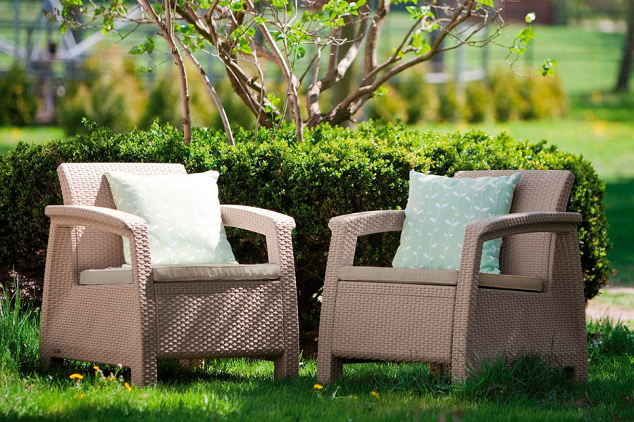 Комплект уличной мебели Keter Corfu Russia duo