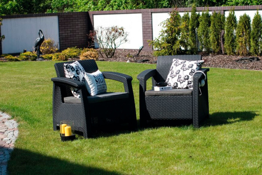 Комплект уличной мебели Keter Corfu Russia duo