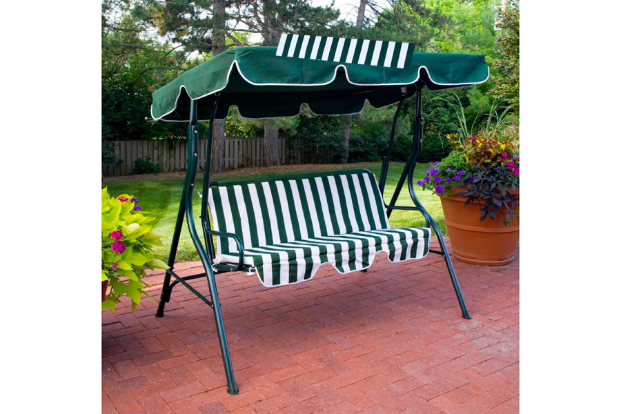 Качели трехместные