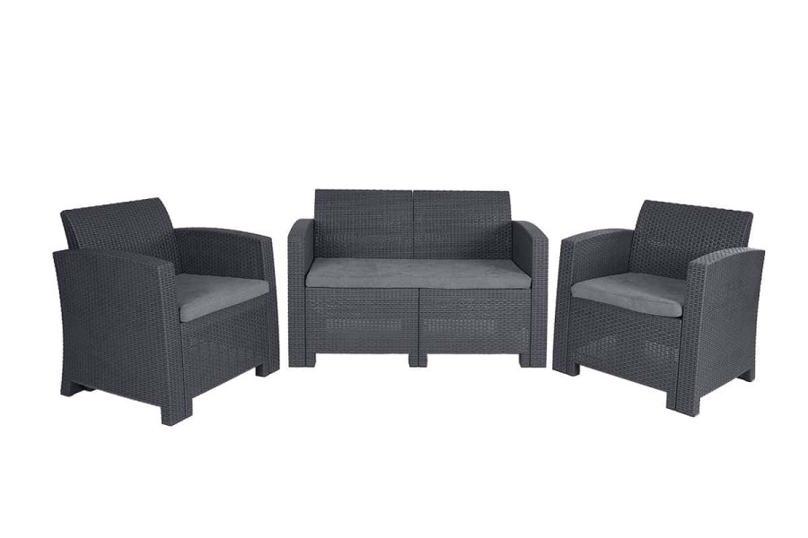 Диван B:Rattan Arizona 2-х местный | цвет: антрацит