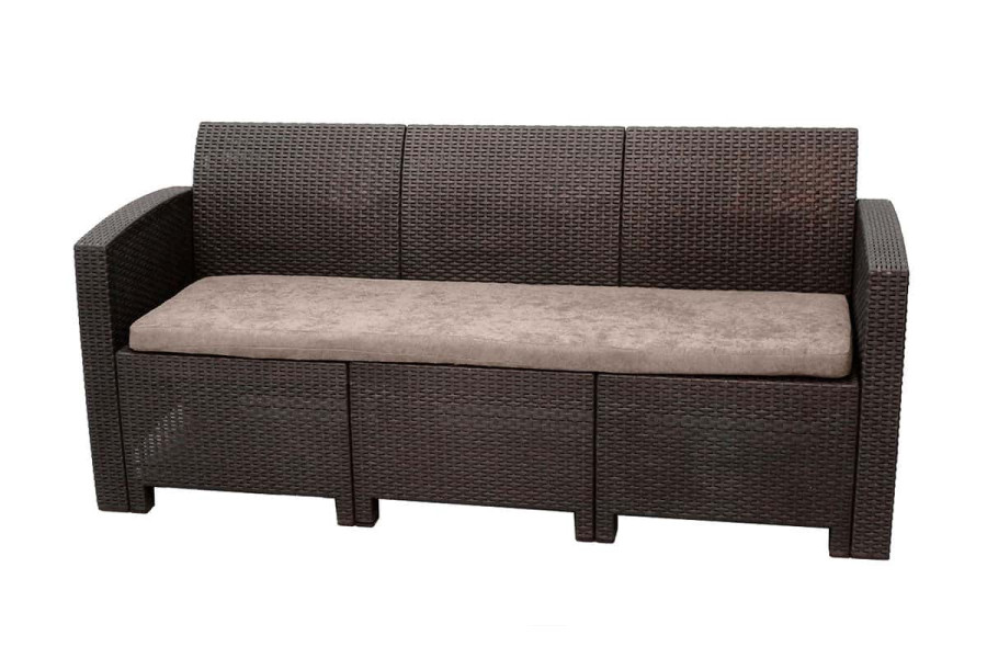 Диван B:Rattan Arizona 3-х местный | цвет: венге