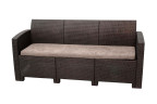 Диван B:Rattan Arizona 3-х местный | цвет: венге