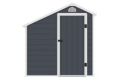 Сарай-дровница пластиковый Black Fox Modernist D