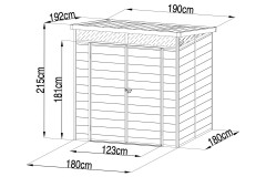 Сарай пластиковый Black Fox Artisan 3,2