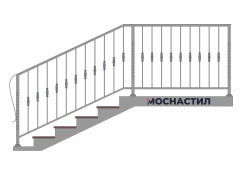 Кованые перила Арт. 1004