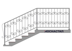 Кованые перила Арт. 1006