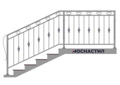 Кованые перила Арт. 1007