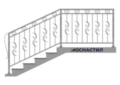 Кованые перила Арт. 1008