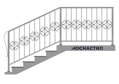 Кованые перила Арт. 1010