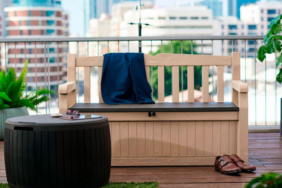 Сундук-лавочка пластиковый Keter Eden 265л