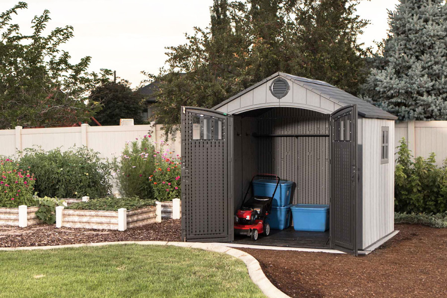 Сарай пластиковый LifeTime WoodLook 8x7.5