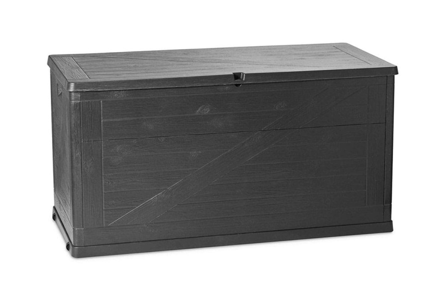 Сундук пластиковый Toomax WoodLine 420л | цвет: антрацит