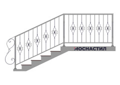 Кованые перила Арт. 1017