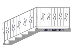 Кованые перила Арт. 1018