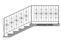 Кованые перила Арт. 1019
