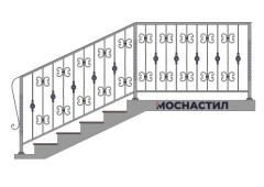 Кованые перила Арт. 1020