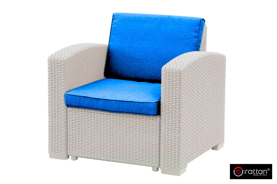 Комплект уличной мебели Rattan Premium 5 | цвет: серый