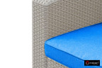 Комплект уличной мебели Rattan Premium 5 | цвет: серый