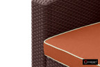 Комплект уличной мебели Rattan Premium 5 | цвет: коричневый
