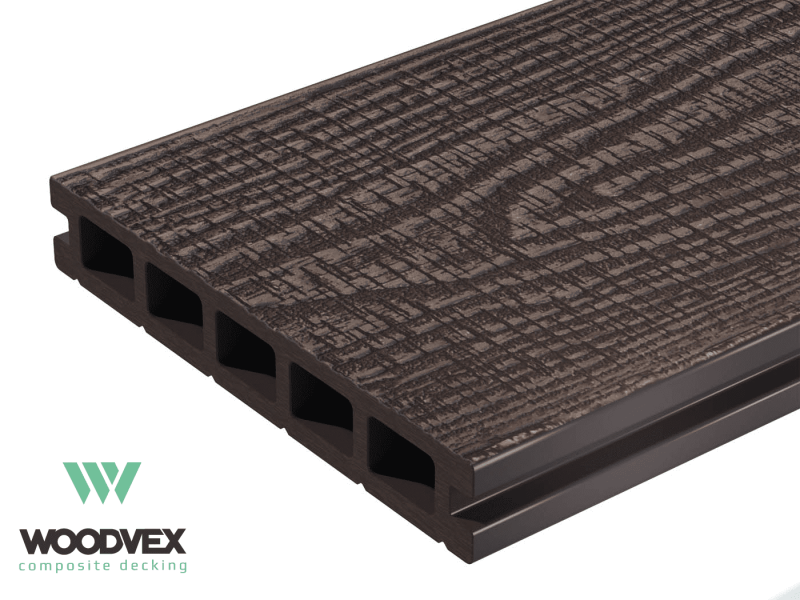 Террасная доска Woodvex Expert Antique 150x25 цвет венге