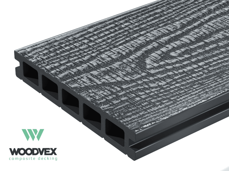 Террасная доска Woodvex Expert Antique 150x25 цвет серый