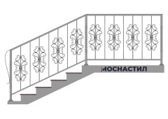 Кованые перила Арт. 1023
