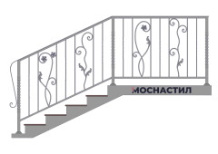 Кованые перила Арт. 1025