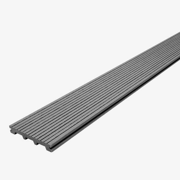 Террасная доска RusDeking UnoDeck Titanio | цвет: серый