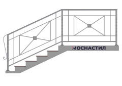 Кованые перила Арт. 1029
