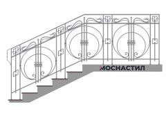 Кованые перила Арт. 1032