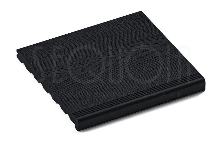 Ступень ДПК Sequoia Evolution 3D Wood | цвет: черный