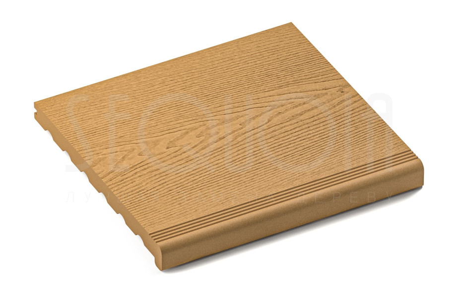 Ступень ДПК Sequoia Evolution 3D Wood | цвет: орех