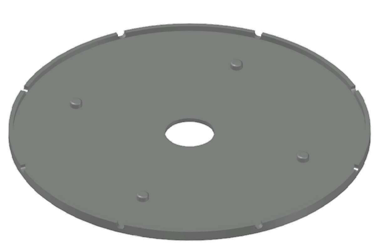 Резиновая подложка под опору HILST D210