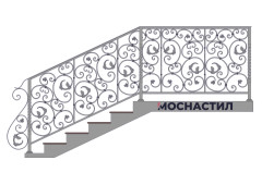 Кованые перила Арт. 1039