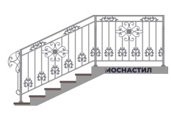 Кованые перила Арт. 1048