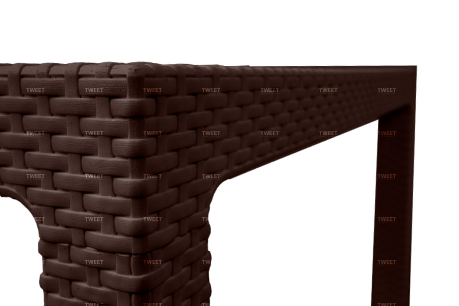 Стол обеденный Tweet Quatro | цвет: коричневый