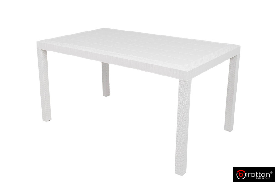 Стол B:Rattan Houston | цвет: белый
