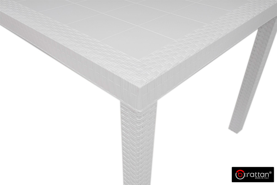 Стол B:Rattan Houston | цвет: белый