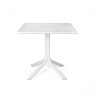 Стол Nardi Clip 80 цвет: белый