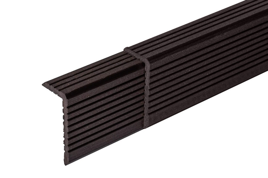 Уголок ДПК 35*70 (вельвет) | Цвет: Венге