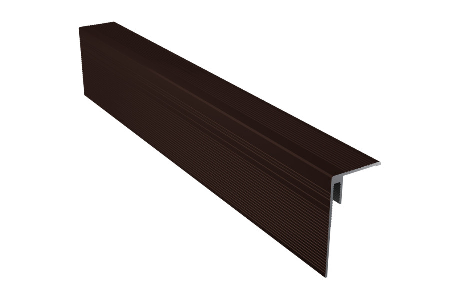 Алюминиевый F-профиль NauicPrime универсальный | Цвет: Венге