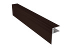 Алюминиевый F-профиль NauicPrime универсальный | Цвет: Венге