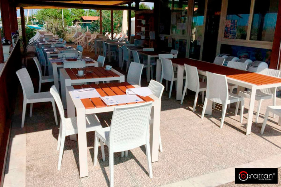 Стул B:Rattan Virginia | цвет: белый