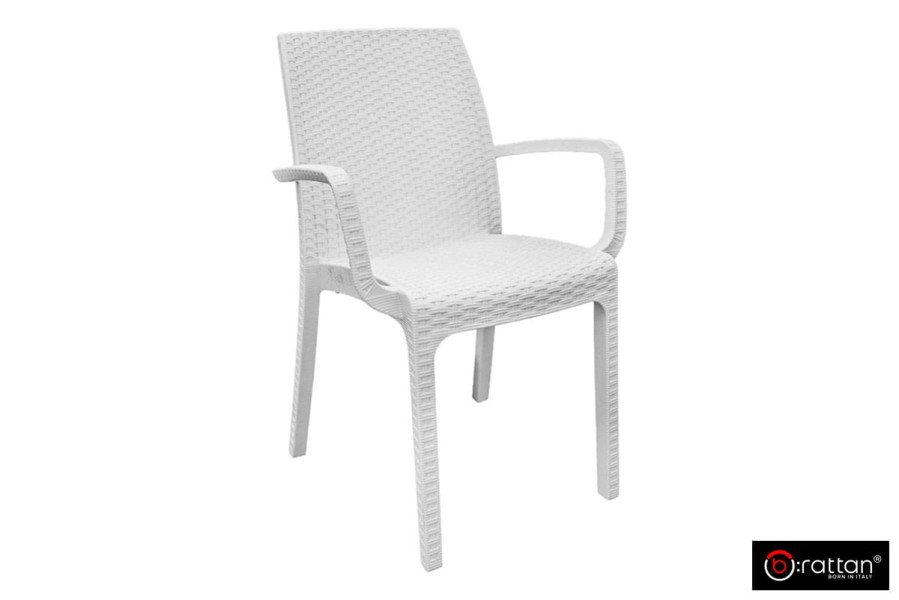 Стул B:Rattan Indiana | цвет: белый