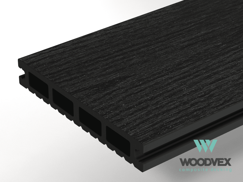Террасная доска Woodvex Select 146x22 цвет графит