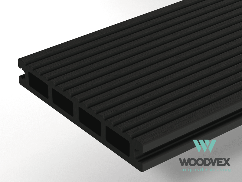 Террасная доска Woodvex Select 146x22 цвет графит