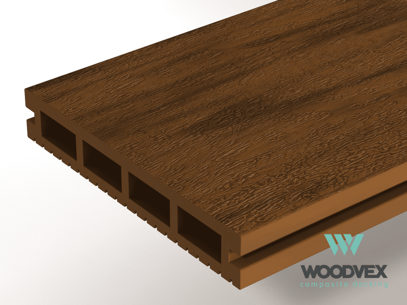 Террасная доска Woodvex Expert 150x25 цвет тик
